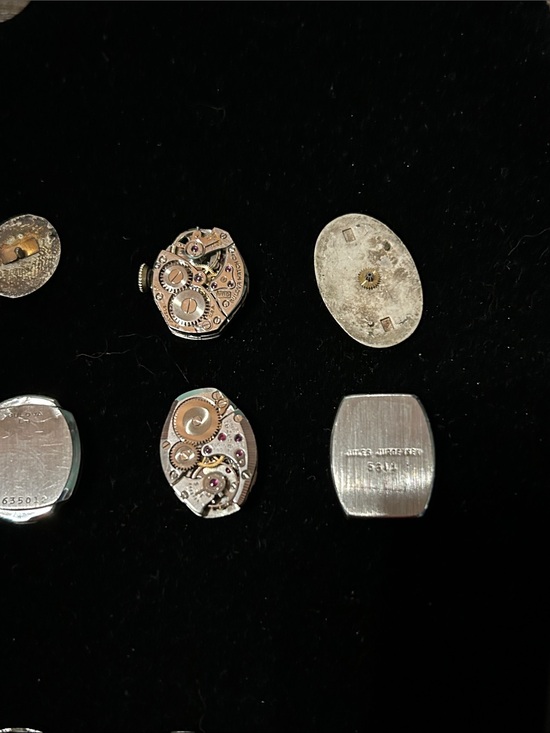 Vintage and antique watch parts faces movements clasps Gruen Harvel Bulova main image 10